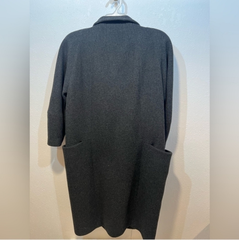 Fairbrooke Saks Fifth Avenue Womens Gray Wool Coat - Picture 7 of 10